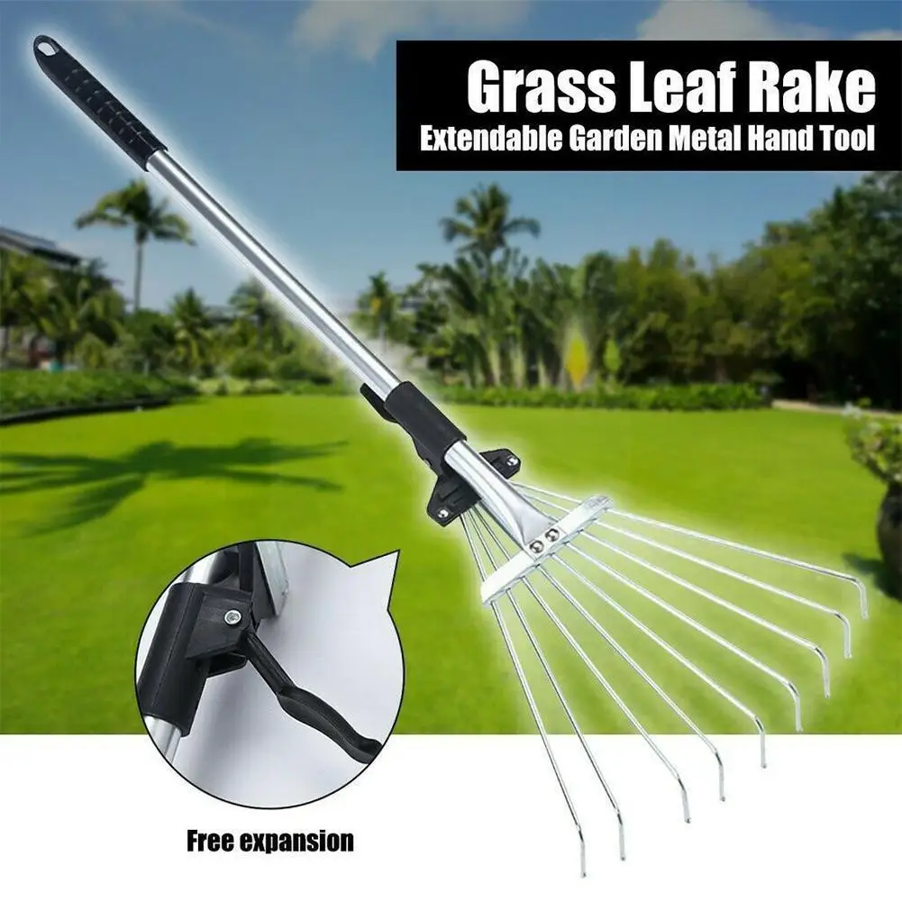 Telescopic Garden Rake Garden Cleaning Rubbish Leaf Grass Hand Tool Rakes Collect Lawn Dropshipping Tool Rake Scoop T0t2
Telescopic Garden Rake Garden Cleaning Rubbish Leaf Grass Hand Tool Rakes Collect Lawn Dropshipping Tool Rake Scoop T0t2