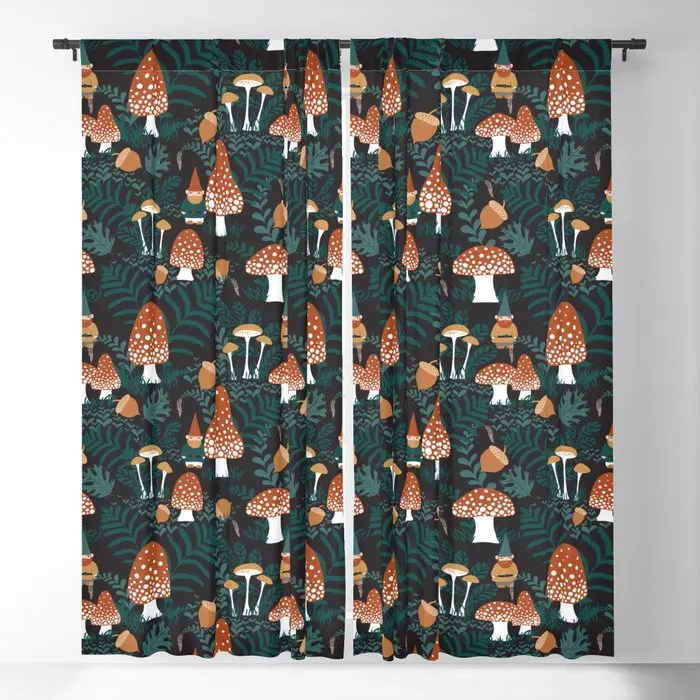 Mushroom Forest Gnomes Blackout Curtains 3D Print Window Curtains For Bedroom Living Room Decor Window Treatments
Mushroom Forest Gnomes Blackout Curtains 3D Print Window Curtains For Bedroom Living Room Decor Window Treatments
