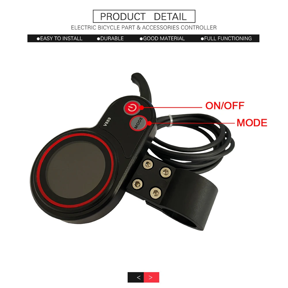 24/36/48V Ebike Display 6Pin SM Electric Scooter Display With USB Port For No.2 Protocol Controller Electric Scooter Accessories
24/36/48V Ebike Display 6Pin SM Electric Scooter Display With USB Port For No.2 Protocol Controller Electric Scooter Accessories