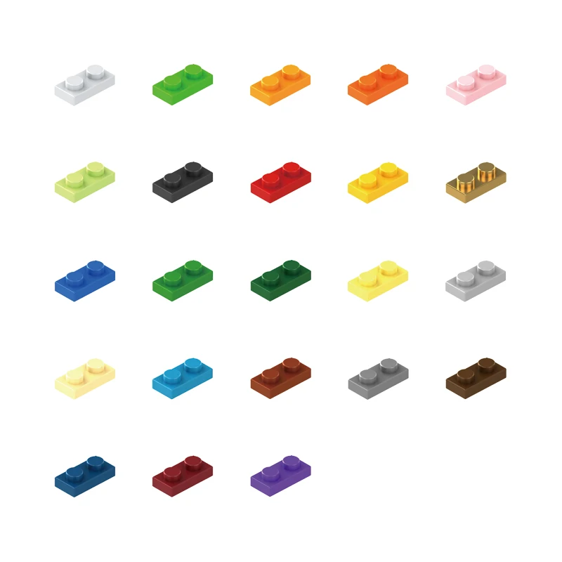 100g DIY Building Blocks Thick Figures Bricks 1x2 Dots Educational Creative Size Compatible With 3023 Plastic Toys for Children
100g DIY Building Blocks Thick Figures Bricks 1x2 Dots Educational Creative Size Compatible With 3023 Plastic Toys for Children