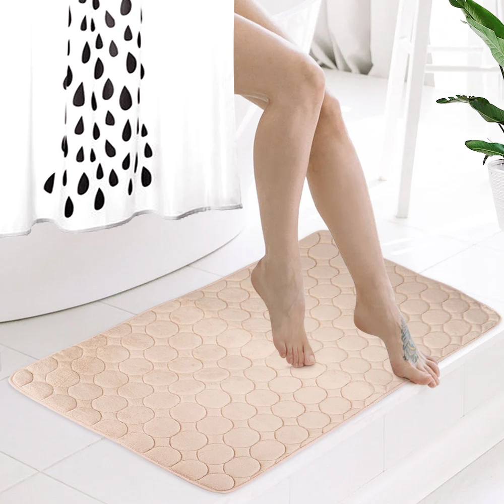Bathroom Non-slip Bath Mat Coral Velvet Pad Carpets In Wash Basin Cobblestone Embossed Bathtub Side Floor Rug Bathroom Supplies
Bathroom Non-slip Bath Mat Coral Velvet Pad Carpets In Wash Basin Cobblestone Embossed Bathtub Side Floor Rug Bathroom Supplies