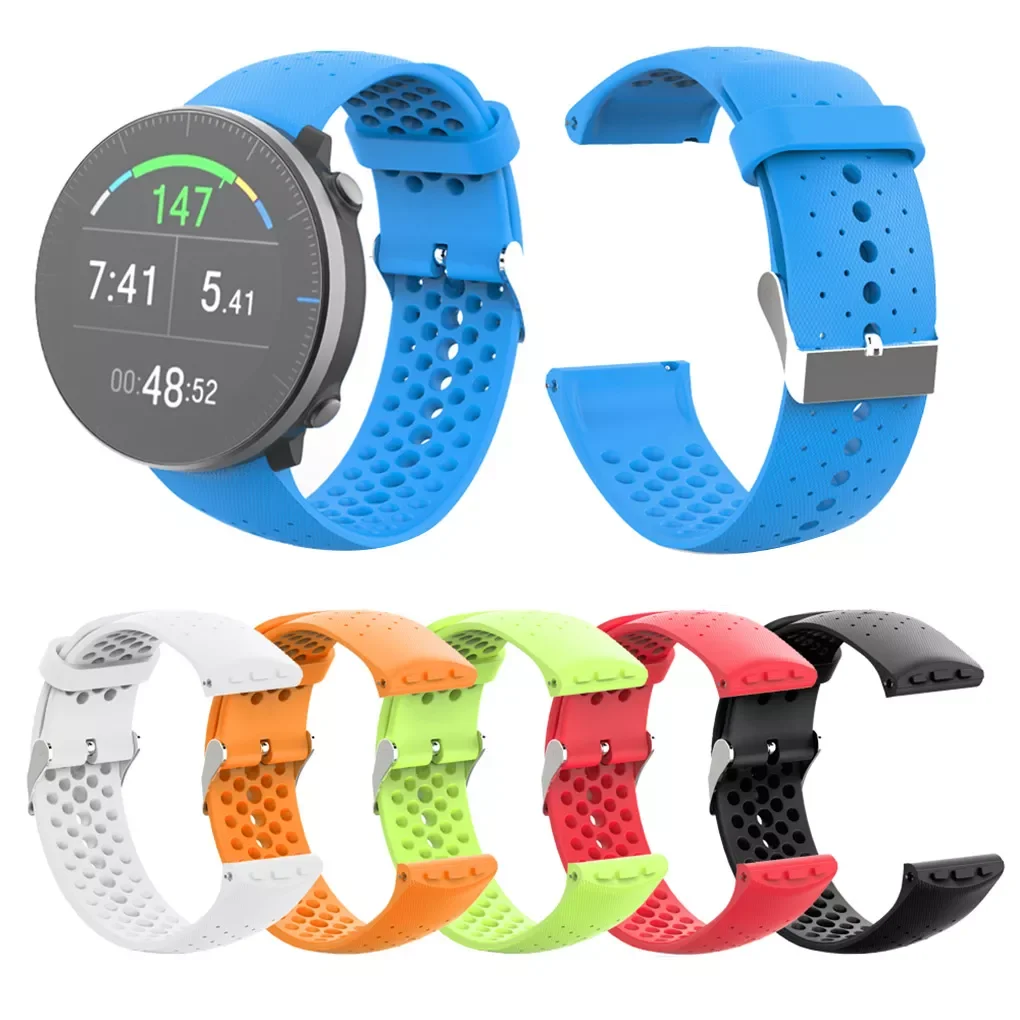 Adjustable Sports Watchband Strap for Polar Vantage M Smart Watch Silicone Bracelet Strap Replacement for Polar Vantage M
Adjustable Sports Watchband Strap for Polar Vantage M Smart Watch Silicone Bracelet Strap Replacement for Polar Vantage M