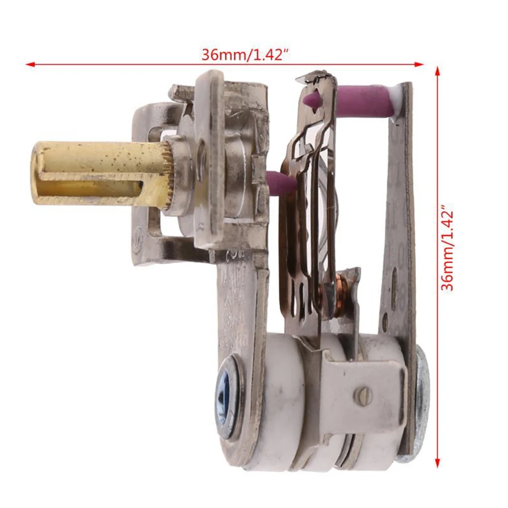 Adjustable Temperature Switch AC 250V 16A Heating Bimetal Thermostat KDT-200 Temperature Switch 3.6 X 3.3 X 3.6cm
Adjustable Temperature Switch AC 250V 16A Heating Bimetal Thermostat KDT-200 Temperature Switch 3.6 X 3.3 X 3.6cm