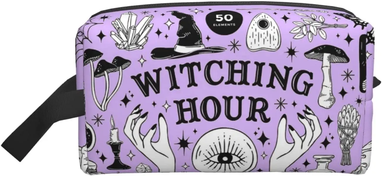Косметичка Alchemy Magic Witch Witchcraft, дорожная косметичка, Сумка Для Хранения Туалетных принадлежностей, органайзер для женщин и девочек
Косметичка Alchemy Magic Witch Witchcraft, дорожная косметичка, Сумка Для Хранения Туалетных принадлежностей, органайзер для женщин и девочек