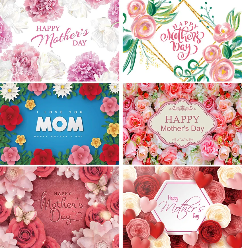Happy Mother's Day Backdrop for Photography Elegant White Pink Flowers Paintings Background Togetherness Photo Shoot Party
Happy Mother's Day Backdrop for Photography Elegant White Pink Flowers Paintings Background Togetherness Photo Shoot Party