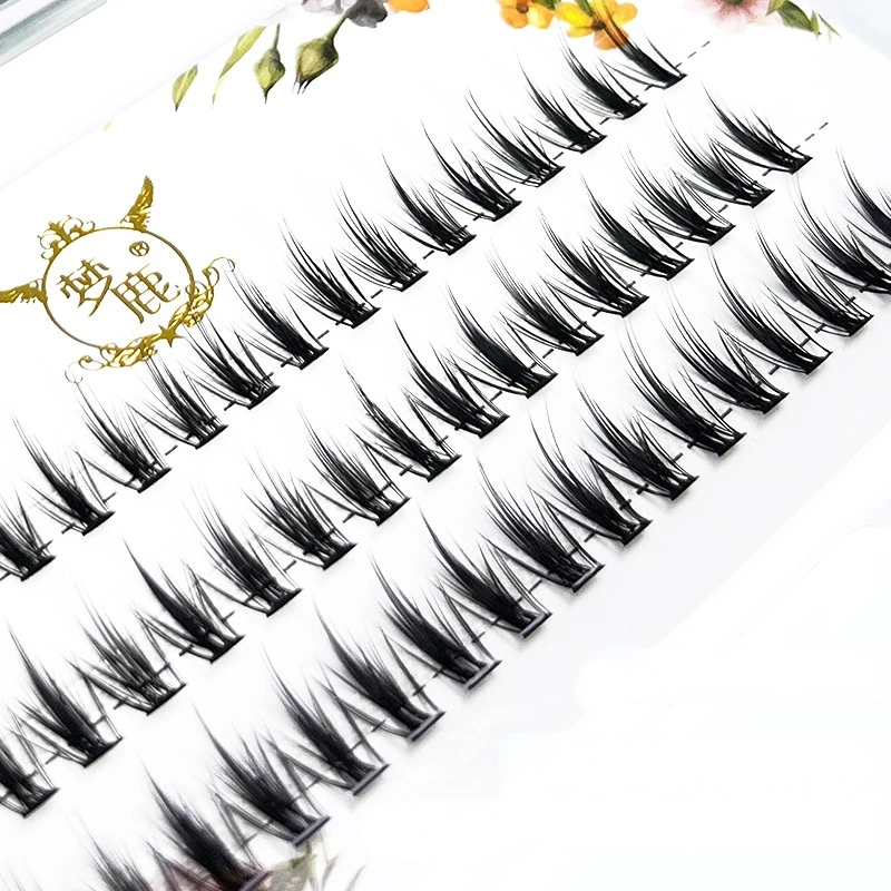 Dream Deer 60pcs Little Devil Comic Fishtail Lashes Natural Cross Cluster Segmented False Eyelashes Little Devil Fairy Lash
Dream Deer 60pcs Little Devil Comic Fishtail Lashes Natural Cross Cluster Segmented False Eyelashes Little Devil Fairy Lash
