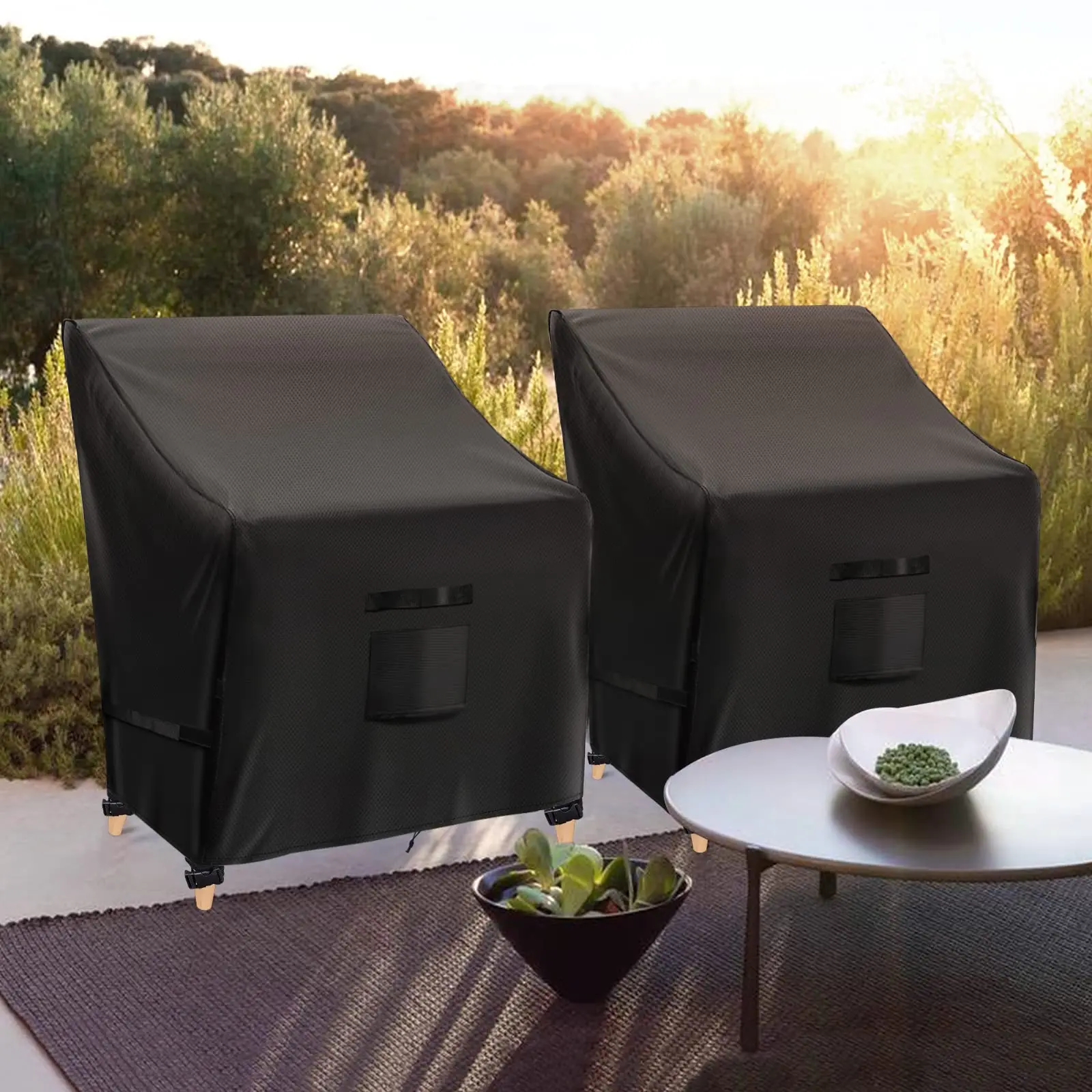 4PCS Waterproof Patio Chair Cover Outdoor Garden Furniture Stackable Lounge Seat Dust-proof Protection Cover Chair Storage Bags
4PCS Waterproof Patio Chair Cover Outdoor Garden Furniture Stackable Lounge Seat Dust-proof Protection Cover Chair Storage Bags