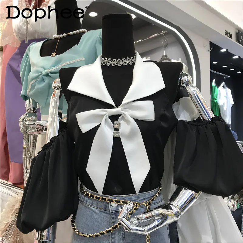 Harajuku Sexy Halter Camisole Shirt Women 2022 Summer New Sweet Bow Diamond Bubble Short Sleeve Blouse Ladies Blusas Y2k Top
Harajuku Sexy Halter Camisole Shirt Women 2022 Summer New Sweet Bow Diamond Bubble Short Sleeve Blouse Ladies Blusas Y2k Top