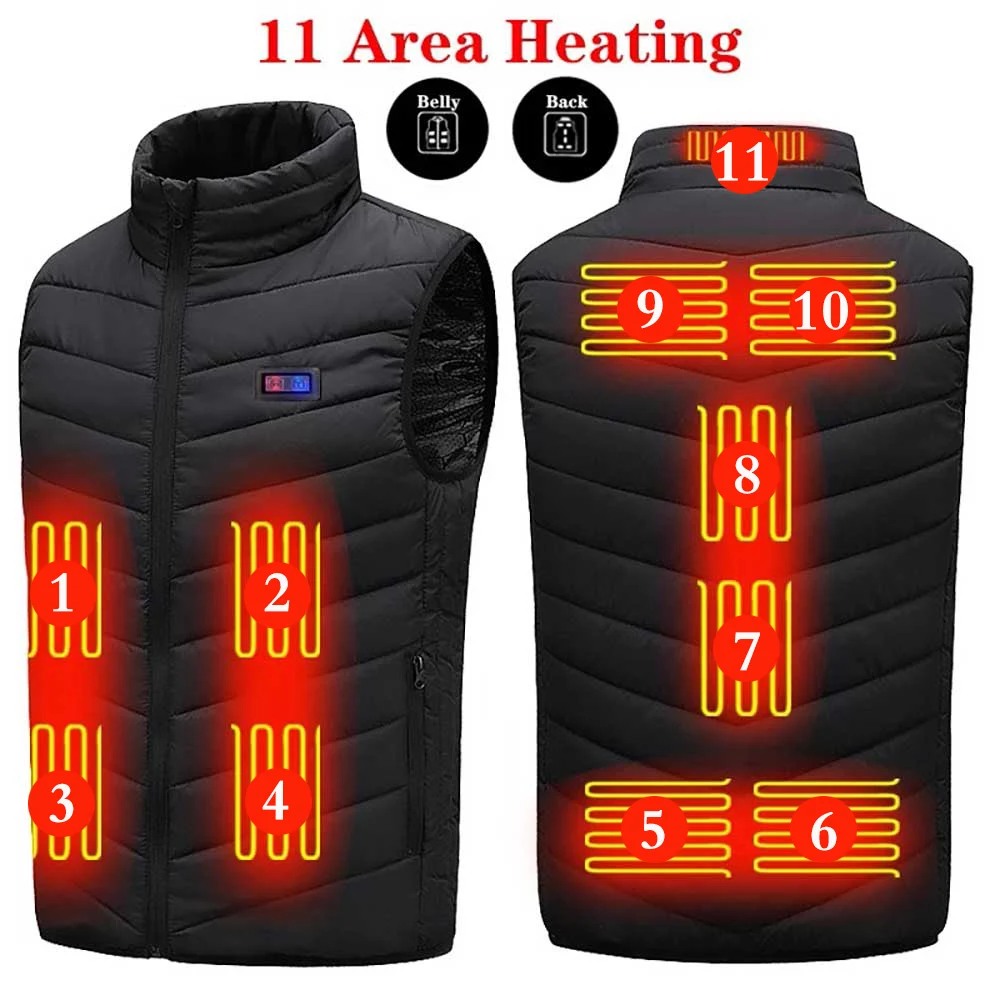 Heating jacket USB smart switch 2-11 zone heating vest, electric heating hunting vest, men's and women's heating padded jacket
Heating jacket USB smart switch 2-11 zone heating vest, electric heating hunting vest, men's and women's heating padded jacket