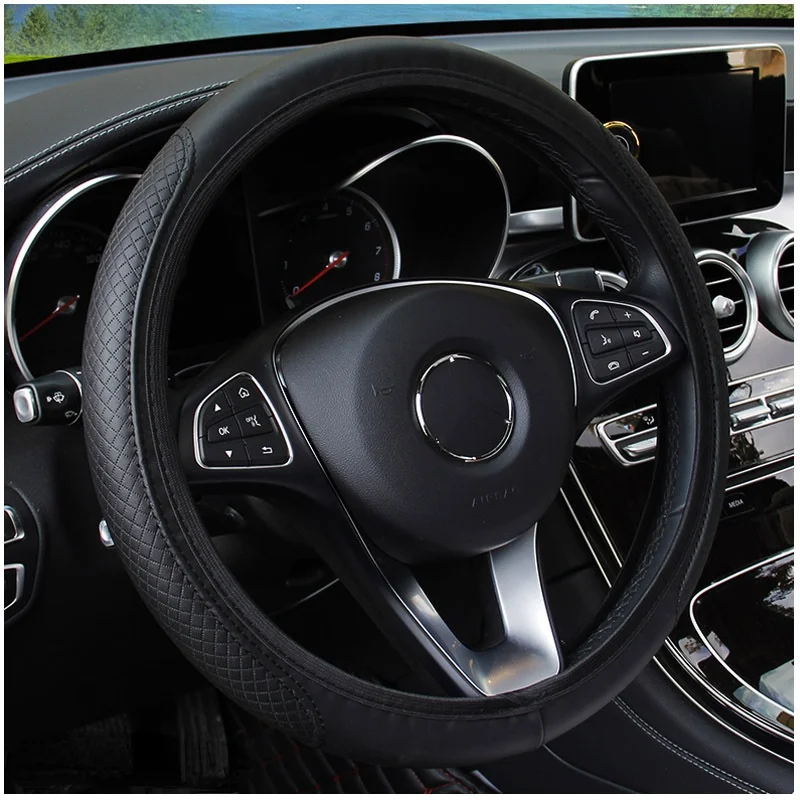 Steering Wheel Cover Braid On The Steering Wheel Cover Auto Car Wheel Cover Car Accessories 38cm New
Steering Wheel Cover Braid On The Steering Wheel Cover Auto Car Wheel Cover Car Accessories 38cm New