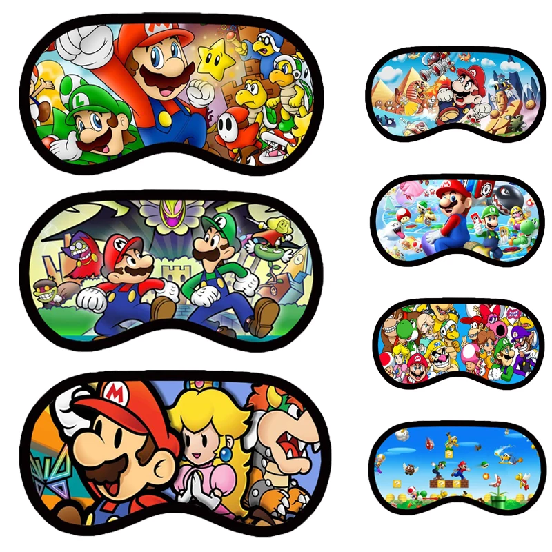 Anime Games Super Mario Bros Sleeping Eye Mask Cartoon Yoshi Bowser Cover Shade Eye Patch Women Men Soft Portable Eyepatch Gift
Anime Games Super Mario Bros Sleeping Eye Mask Cartoon Yoshi Bowser Cover Shade Eye Patch Women Men Soft Portable Eyepatch Gift