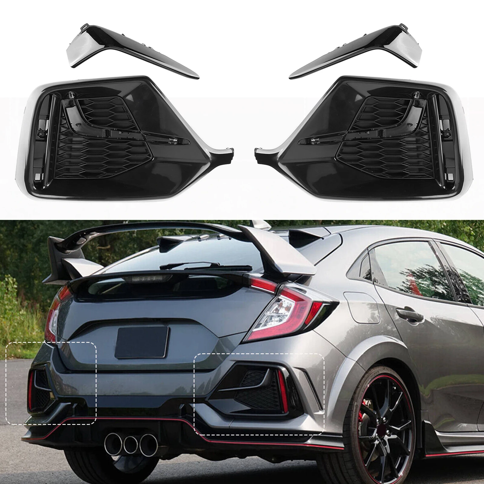 Противотуманная фара для автомобиля, передний и задний бампер для Honda Civic FK4, FK7, хэтчбек, 2020-2021, автомобильные аксессуары
Противотуманная фара для автомобиля, передний и задний бампер для Honda Civic FK4, FK7, хэтчбек, 2020-2021, автомобильные аксессуары