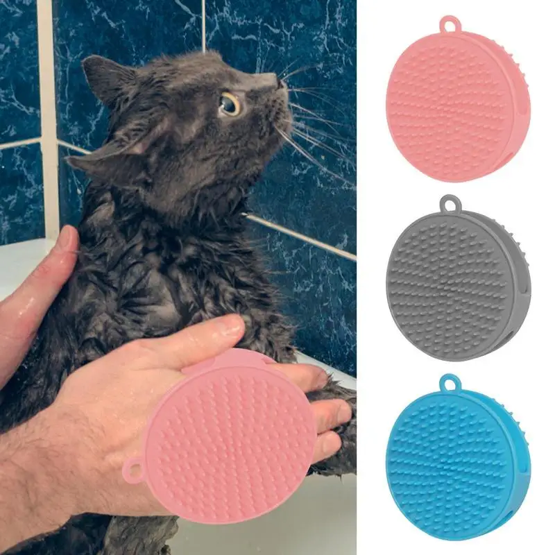 

Dog Scrubber For Bath TPR Dog Grooming Soothing Shampoo Brush Pet Supplies Comb Dog Brushes For Home Pet Hospital Pet Shelter