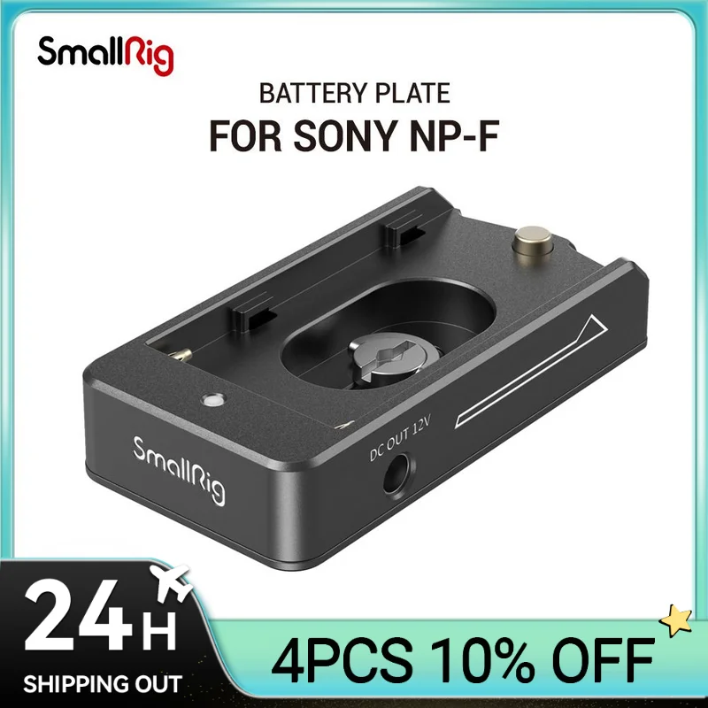 SmallRig NP-F Battery Adapter Plate Lite For Sony NP-F battery w/ 12V/7.4V Output Port, LED Low Battery Indicator 3018
SmallRig NP-F Battery Adapter Plate Lite For Sony NP-F battery w/ 12V/7.4V Output Port, LED Low Battery Indicator 3018