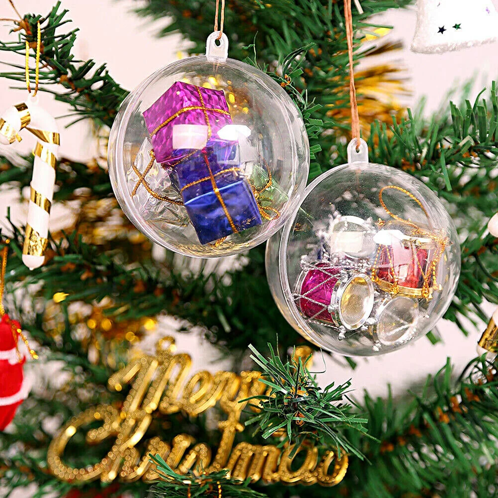 Durable High Quality New Practical Christmas Balls Acrylic Craft Decor Plastic Transparent Tree Ball ALL SIZES
Durable High Quality New Practical Christmas Balls Acrylic Craft Decor Plastic Transparent Tree Ball ALL SIZES