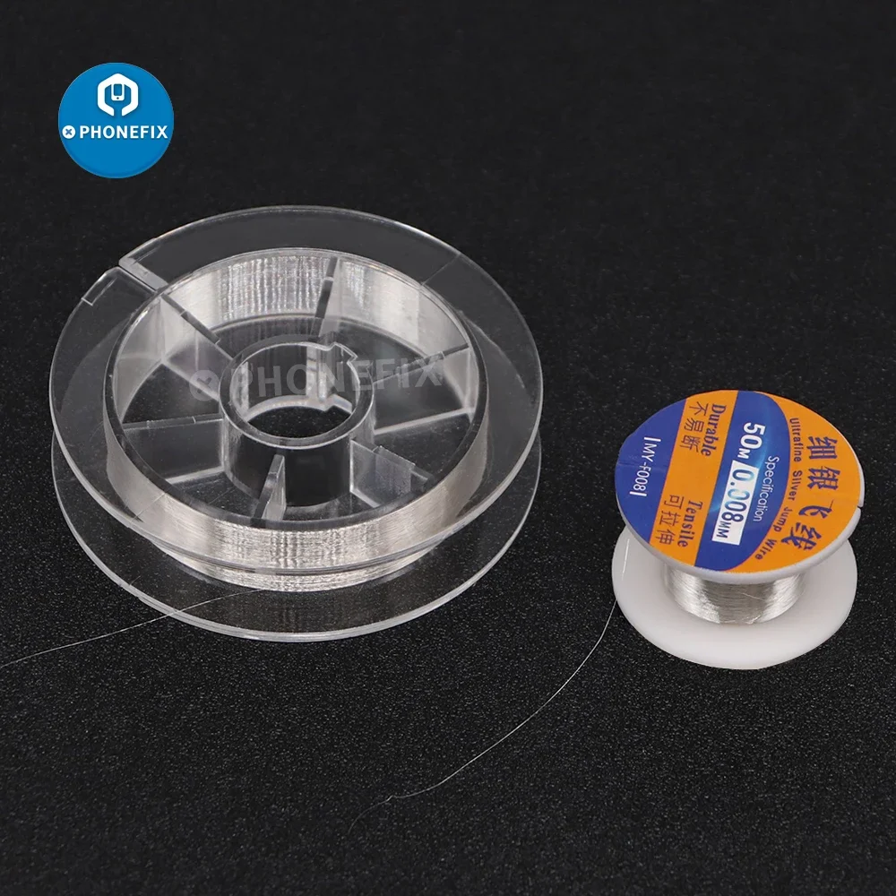 Сверхтонкая серебряная проволока 0,008 мм, 50 м, 200 м, серебряная проволока, Сверхтонкая линия для ремонта материнских плат
Сверхтонкая серебряная проволока 0,008 мм, 50 м, 200 м, серебряная проволока, Сверхтонкая линия для ремонта материнских плат