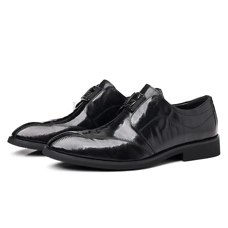 Mens Leather Shoes Luxury Brand Pointed Business Dress Work Shoes Wedding Shoes for Men Formal Shoes Men Men's Plus Size 38-48
Mens Leather Shoes Luxury Brand Pointed Business Dress Work Shoes Wedding Shoes for Men Formal Shoes Men Men's Plus Size 38-48