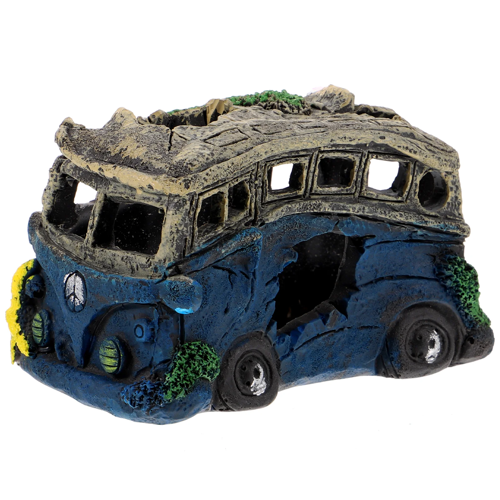 Aquarium Bus Decoration Underwater Imitation Bus Resin Crafts Resin Aquarium Adornement 
Aquarium Bus Decoration Underwater Imitation Bus Resin Crafts Resin Aquarium Adornement