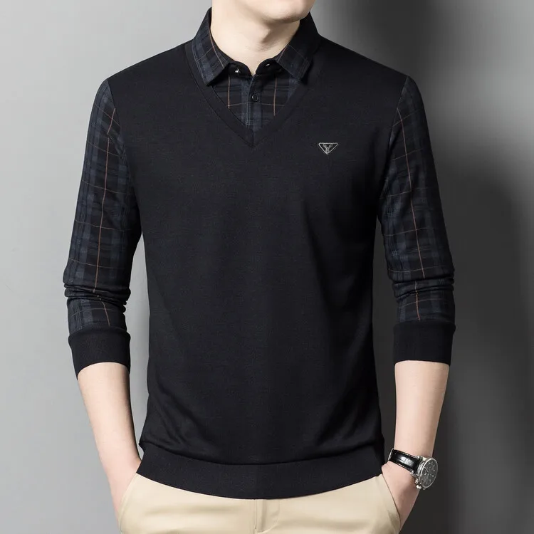 Autumn New Men's Casual Knitted Polo Shirt Polo Collar Long Sleeve Knitted Comfortable Warm Men's Top Polo Homem
Autumn New Men's Casual Knitted Polo Shirt Polo Collar Long Sleeve Knitted Comfortable Warm Men's Top Polo Homem