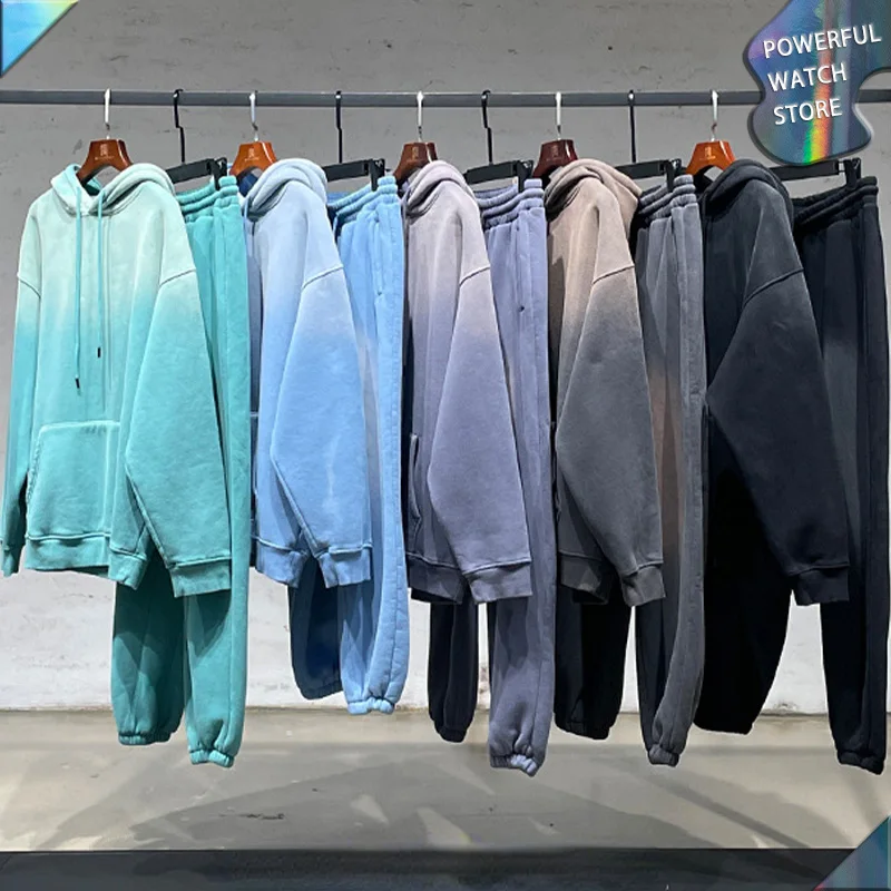 2022 autumn winter retro gradient fleece Hooded Suits European American Loose Hoodies Sweatshirt+Pants Suit Hoody Sportswear
2022 autumn winter retro gradient fleece Hooded Suits European American Loose Hoodies Sweatshirt+Pants Suit Hoody Sportswear