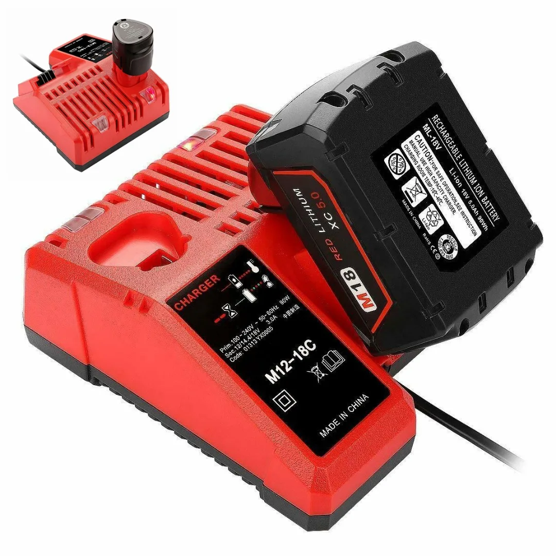Replacement Battery Charger EU Plug 18V Li-ion Batteries Accessories With LED Indicator 3000mA
Replacement Battery Charger EU Plug 18V Li-ion Batteries Accessories With LED Indicator 3000mA