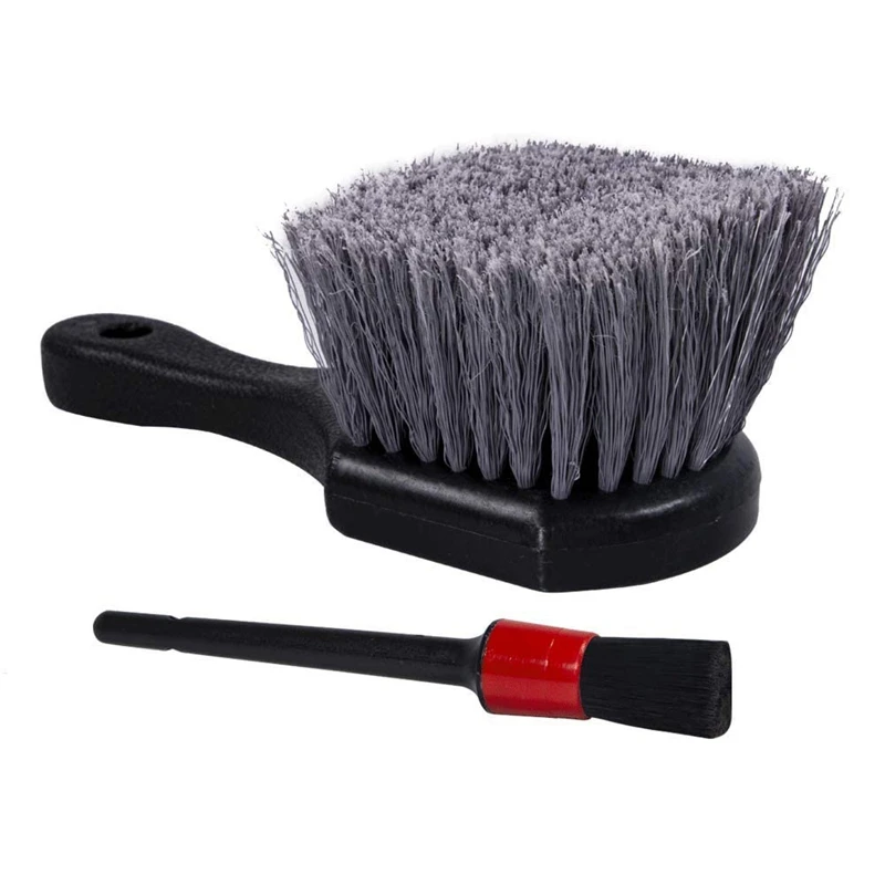Wheel & Tire Brush, Soft Bristle Car Wash Brush, Plus Detailing Brush, Car Rim Cleaning Brush Short Handle
Wheel & Tire Brush, Soft Bristle Car Wash Brush, Plus Detailing Brush, Car Rim Cleaning Brush Short Handle