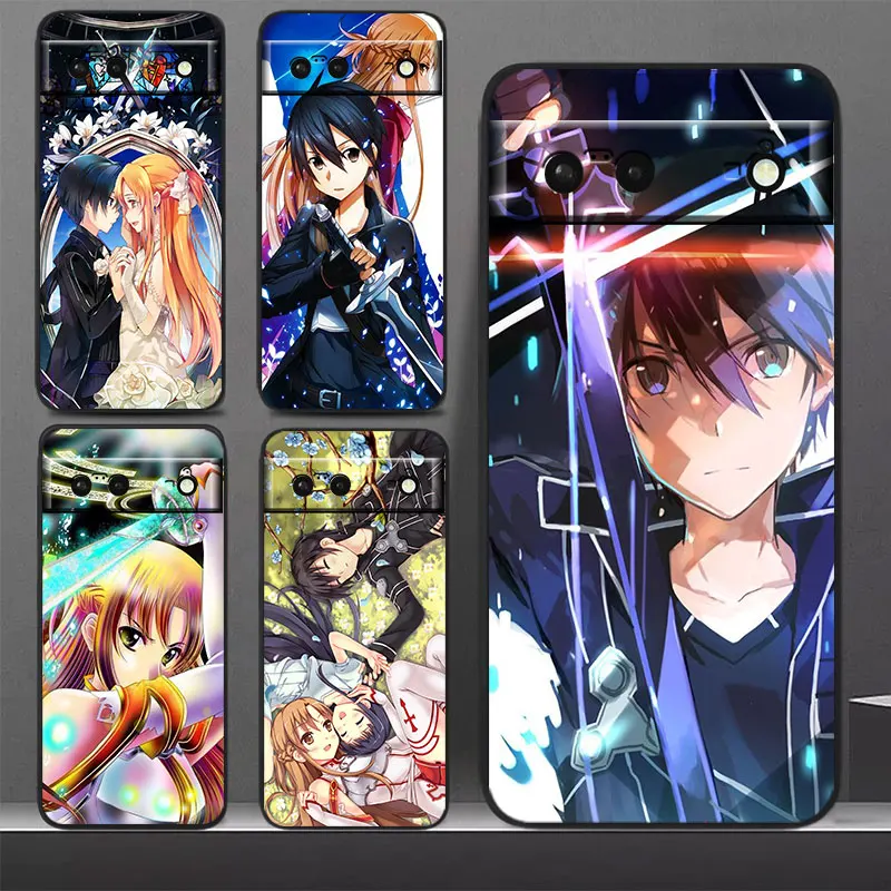 Anime Sword Art Online SAO Phone Case For Google Pixel 7 Pro 6 Pro 6A 5A 5 4 4A XL 5G Black Soft Cover Fundas Cover
Anime Sword Art Online SAO Phone Case For Google Pixel 7 Pro 6 Pro 6A 5A 5 4 4A XL 5G Black Soft Cover Fundas Cover