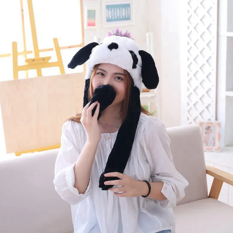 Фото Новинка 2021 модная высококачественная повседневная Шапка-бини в виде панды