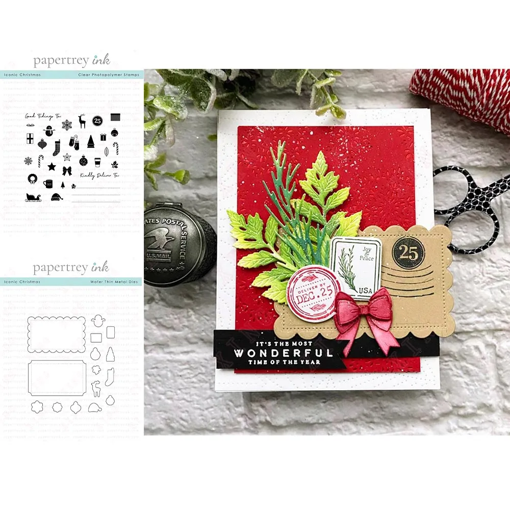 New Scrapbook Album Iconic Christmas Template 2023 Metal Cutting Dies Diy Handmade Decoration Embossing Craft Silicone Stamp Set
New Scrapbook Album Iconic Christmas Template 2023 Metal Cutting Dies Diy Handmade Decoration Embossing Craft Silicone Stamp Set