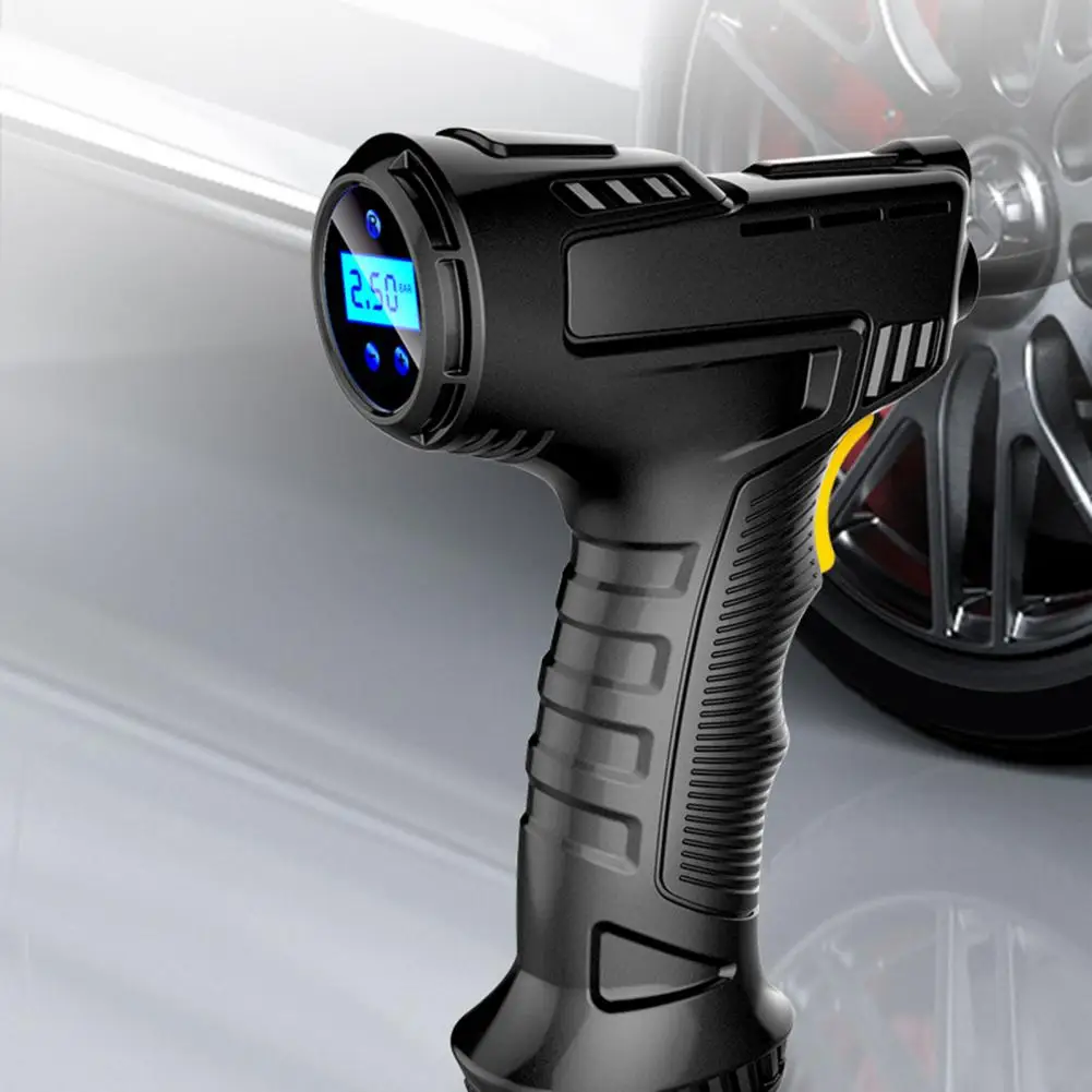 120W Car Air Pump Portable Electric Tire Inflatable Pump with LED Recharge Digital Air Compressor Auto Tire Inflator Equipment
120W Car Air Pump Portable Electric Tire Inflatable Pump with LED Recharge Digital Air Compressor Auto Tire Inflator Equipment