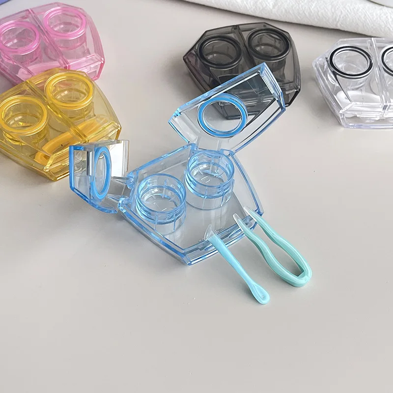 1PC Portable Contact Lens Box Container Travel Contact Lenses Case Pink Blue Transparent Tweezers Contact Lenses Case for Women
1PC Portable Contact Lens Box Container Travel Contact Lenses Case Pink Blue Transparent Tweezers Contact Lenses Case for Women