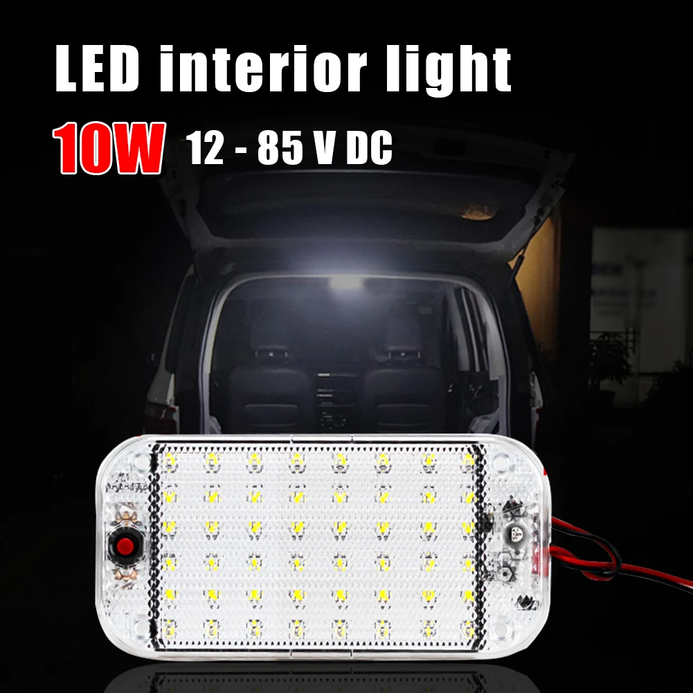 48LED 12V-85V Car LED Interior Lights LED Car Lighting Dome Lights With Switch Roof Ceiling Reading Light Accessories For Car
48LED 12V-85V Car LED Interior Lights LED Car Lighting Dome Lights With Switch Roof Ceiling Reading Light Accessories For Car