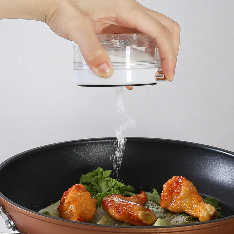 Refrigerator magnetic suction quantitative seasoning tank household kitchen salt shaker wall hanging seasoning box barbecue
Refrigerator magnetic suction quantitative seasoning tank household kitchen salt shaker wall hanging seasoning box barbecue