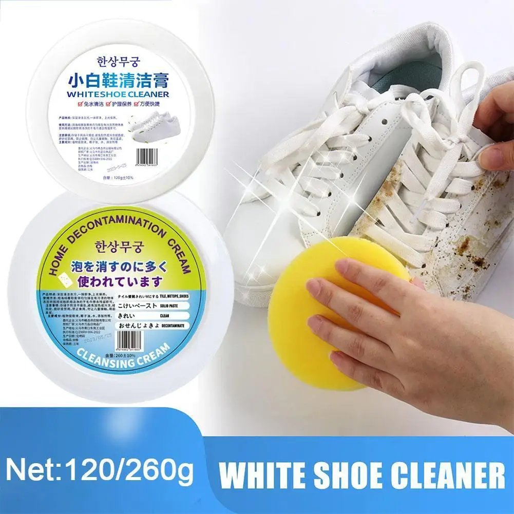 White Shoes Cleaning Cream Household Multi-functional Stains Cream Shoes Cleansing Whitening Remover Chemicals Cleaning H3V1
White Shoes Cleaning Cream Household Multi-functional Stains Cream Shoes Cleansing Whitening Remover Chemicals Cleaning H3V1