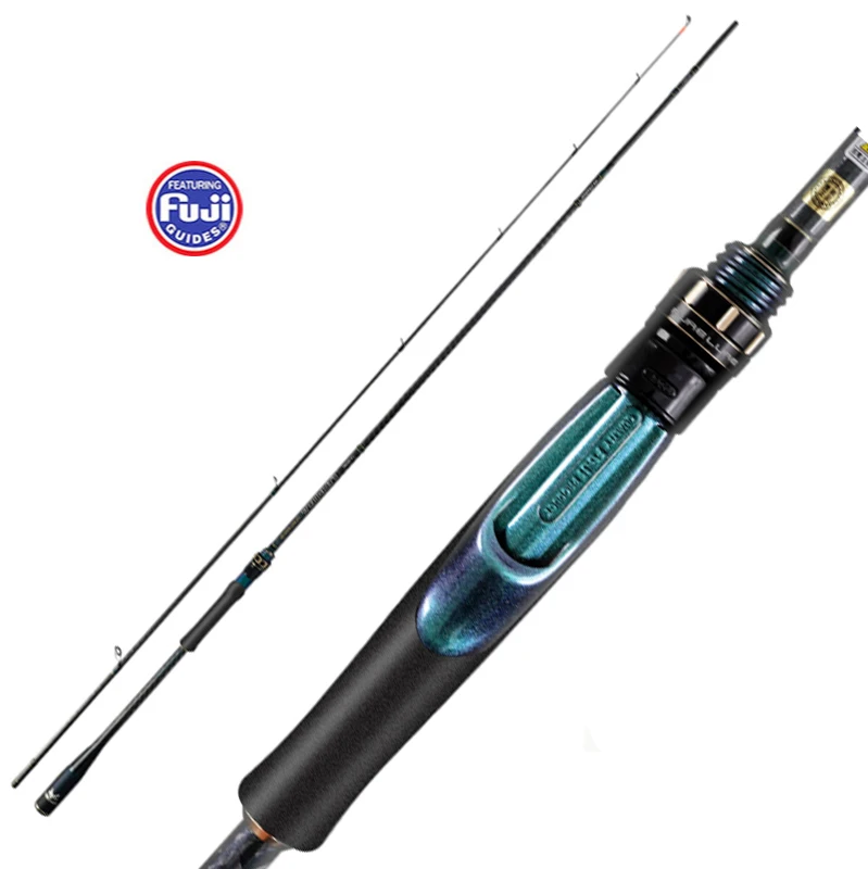 Pure Lure High Quality Carbon Spinning Fishing Rod with Fuji Guides and Reel Seat
Pure Lure High Quality Carbon Spinning Fishing Rod with Fuji Guides and Reel Seat