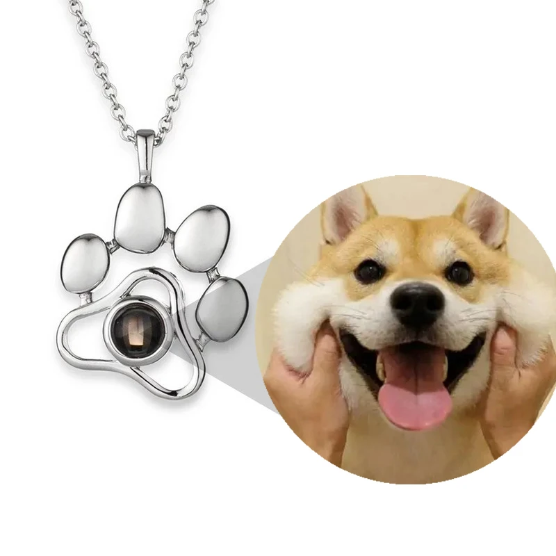 Customized Pet Photo Projection Necklace Dog Cat Paw Pendant Memory Jewelry Gift For Pet Lover Personalized Mother Day Gifts
Customized Pet Photo Projection Necklace Dog Cat Paw Pendant Memory Jewelry Gift For Pet Lover Personalized Mother Day Gifts
