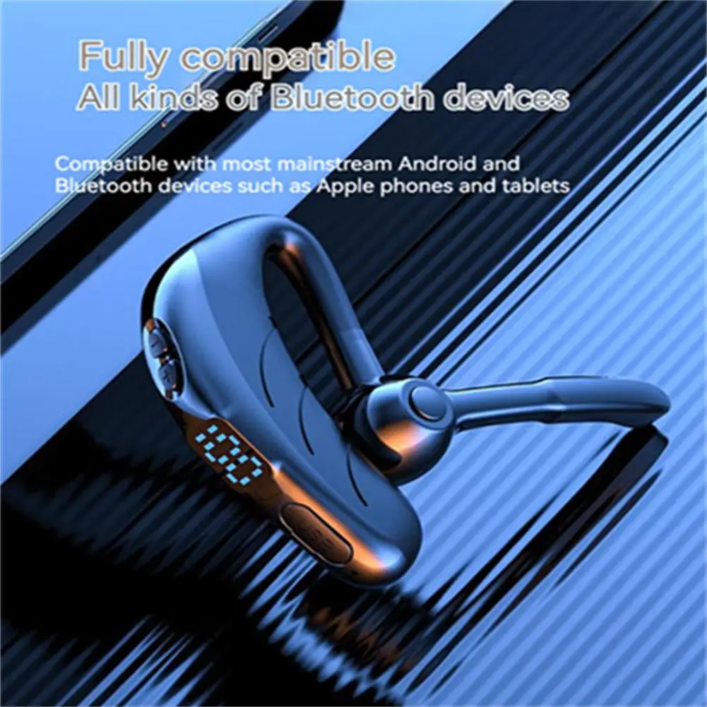 Ear Hook Business Handsfree Headset Sound-activated X5 Wireless Bluetooth-compatible Earphones Digital Display dropshipping
Ear Hook Business Handsfree Headset Sound-activated X5 Wireless Bluetooth-compatible Earphones Digital Display dropshipping