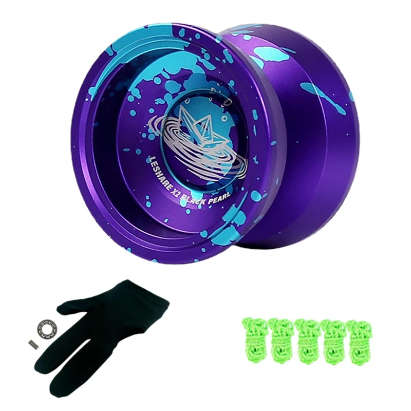 X2 BLACK PEARL Competitive Yo-Yo,Yoyo For Beginners Alloy Yoyo,Easy To Return And Practise Tricks
X2 BLACK PEARL Competitive Yo-Yo,Yoyo For Beginners Alloy Yoyo,Easy To Return And Practise Tricks