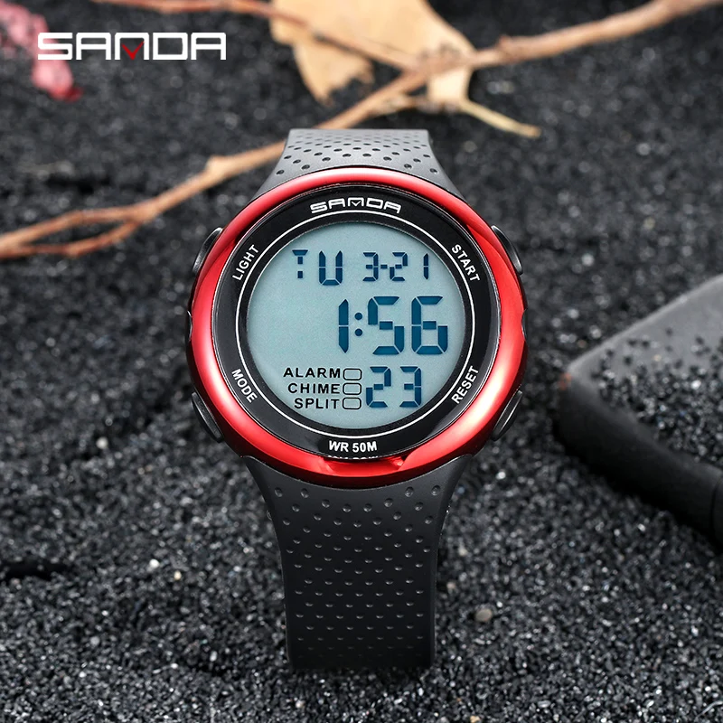 SANDA Fashion Sports Men Multifunctional Electronic Watch HD Luminous LED Display Automatic Calendar Waterproof Men's Watches
SANDA Fashion Sports Men Multifunctional Electronic Watch HD Luminous LED Display Automatic Calendar Waterproof Men's Watches