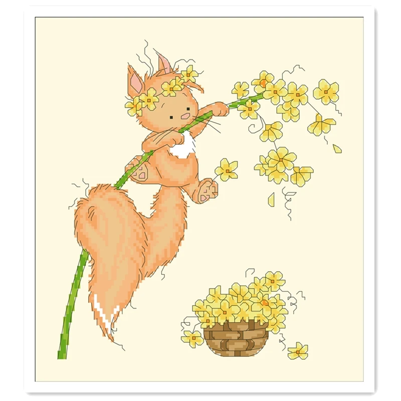 Picking flowers cross stitch kit package 18ct 14ct 11ct light yellow cloth silk cotton thread embroidery DIY handmade needlework
Picking flowers cross stitch kit package 18ct 14ct 11ct light yellow cloth silk cotton thread embroidery DIY handmade needlework