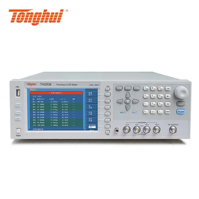 Tonghui TH2838/2838A/2838H/2839 Precision high-frequency automatic balancing LCR desktop digital bridge
Tonghui TH2838/2838A/2838H/2839 Precision high-frequency automatic balancing LCR desktop digital bridge