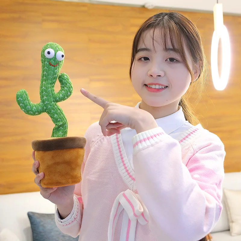 Lovely Talking Toy Wacky Dancing Cactus Doll Electron Plush Toy Speak Repeat Singing Cactus Toy Children Kids Education Toy Gift
Lovely Talking Toy Wacky Dancing Cactus Doll Electron Plush Toy Speak Repeat Singing Cactus Toy Children Kids Education Toy Gift