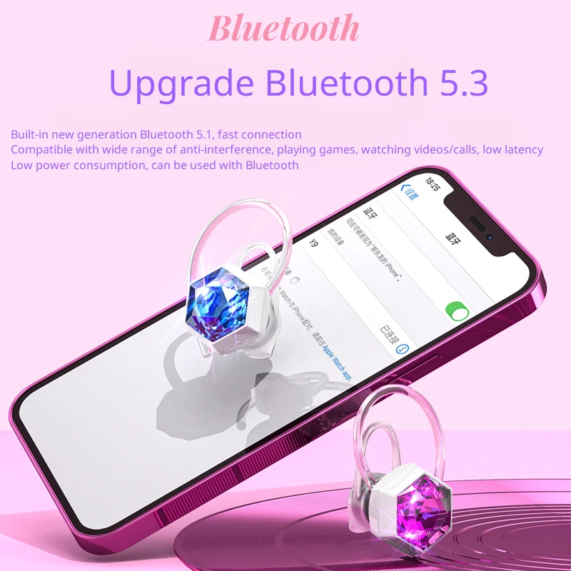 

Создайте звук Hipi в ухо поддержка голосового управления Bluetooth-гарнитурой для подключения двух устройств одновременно
