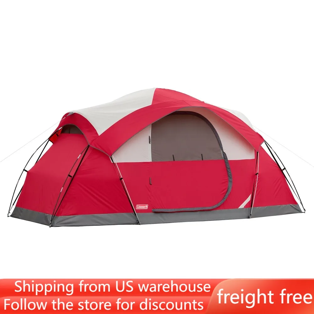 

8-Person Dome-Style Camping Tent Nature Hike Freight Free Tents Outdoor Camping Travel Supplies Shelters Hiking Sports