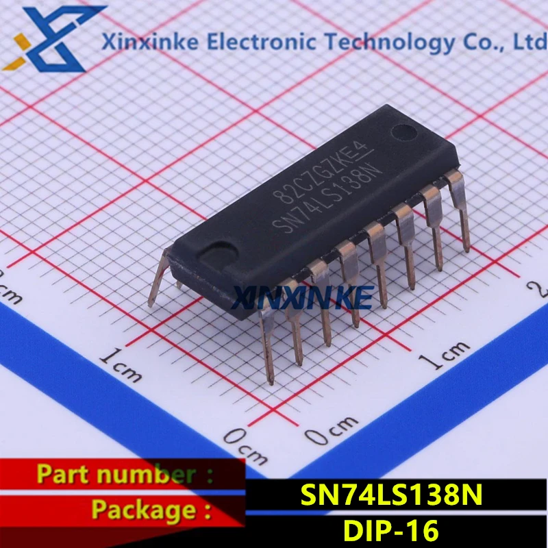 

SN74LS138N 74LS138N DIP-16 Logic ICs Encoders Decoders Multiplexers & Demultiplexers Line Decoder Brand New Original