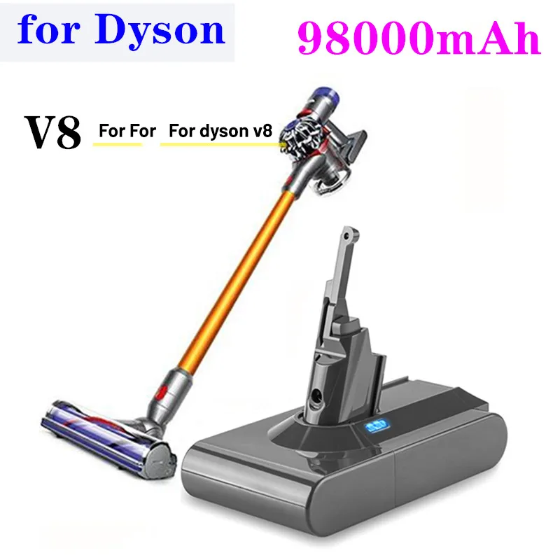 Dyson V8 21.6V 98000mAh Replacement Battery for Dyson V8 Absolute Cord-Free Vacuum Handheld Vacuum Cleaner Dyson V8 Battery
Dyson V8 21.6V 98000mAh Replacement Battery for Dyson V8 Absolute Cord-Free Vacuum Handheld Vacuum Cleaner Dyson V8 Battery