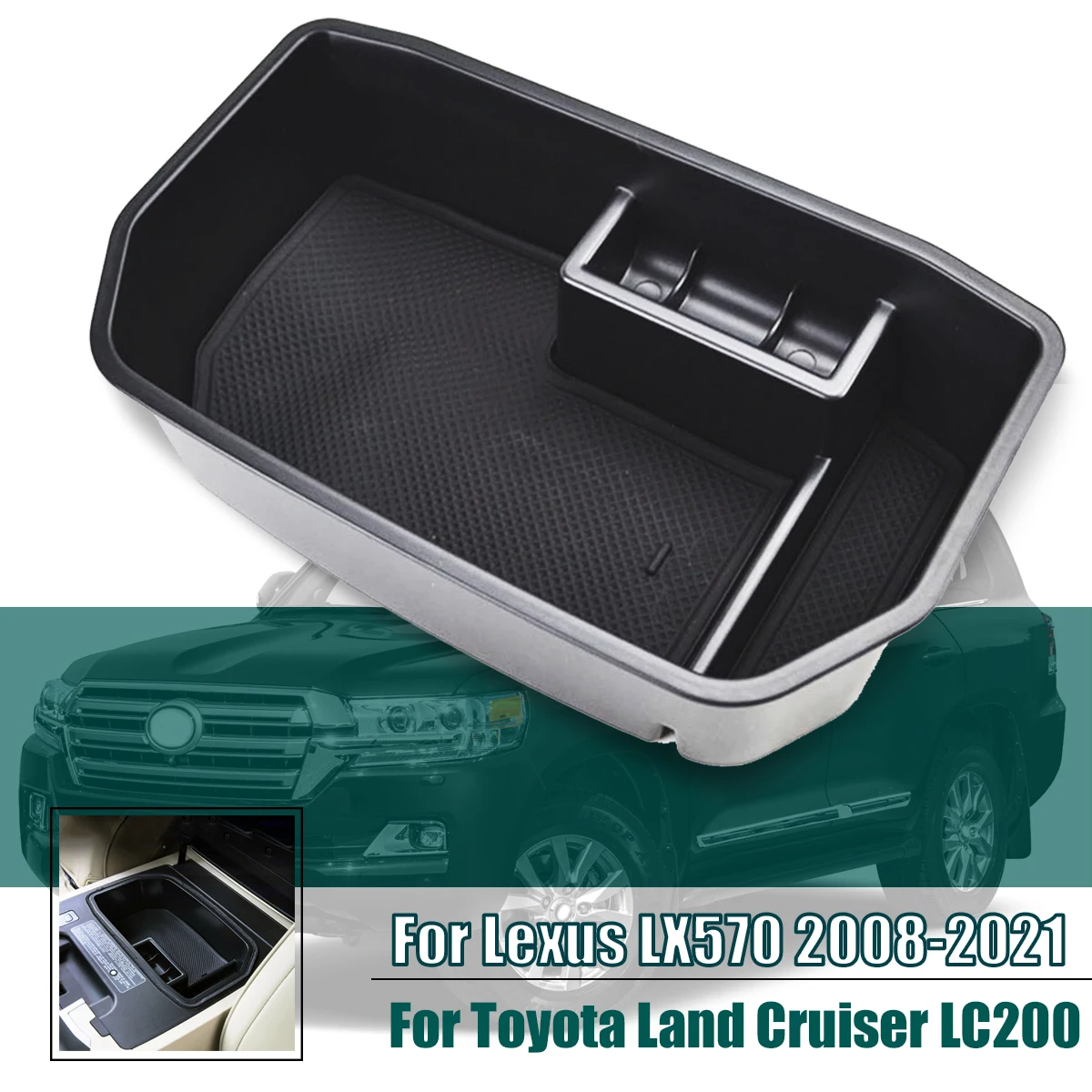 Armrest Storage Box Holder Center Console Organizer Container Case For Lexus LX570 Toyota Land Cuiser J200 2008-2018 2019 2020
Armrest Storage Box Holder Center Console Organizer Container Case For Lexus LX570 Toyota Land Cuiser J200 2008-2018 2019 2020