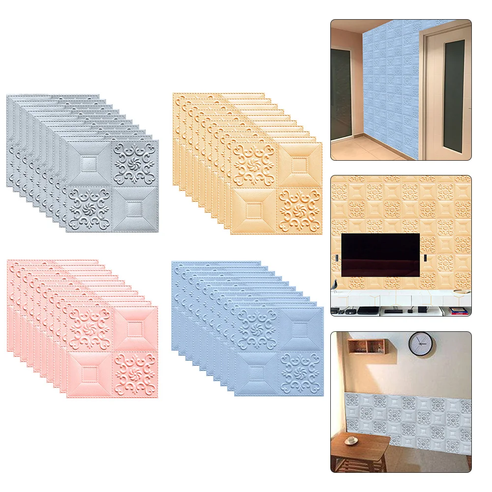 10pcs 3D Self-Adhesive Foam Wall Stickers Tile Stone Brick Wall Sticker Waterproof Wallpaper Living Room Bedroom Home Decor
10pcs 3D Self-Adhesive Foam Wall Stickers Tile Stone Brick Wall Sticker Waterproof Wallpaper Living Room Bedroom Home Decor