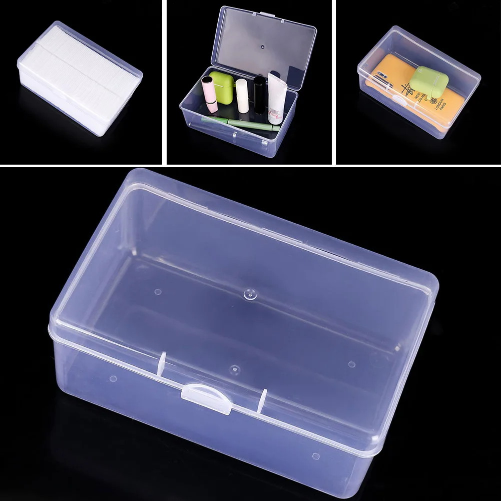 1pc Rectangle Storage Box Transparent Plastic Cosmetics 17.3x10.8x7.3cm For Jewelry Earring Screw Container Tool Parts Organizer
1pc Rectangle Storage Box Transparent Plastic Cosmetics 17.3x10.8x7.3cm For Jewelry Earring Screw Container Tool Parts Organizer