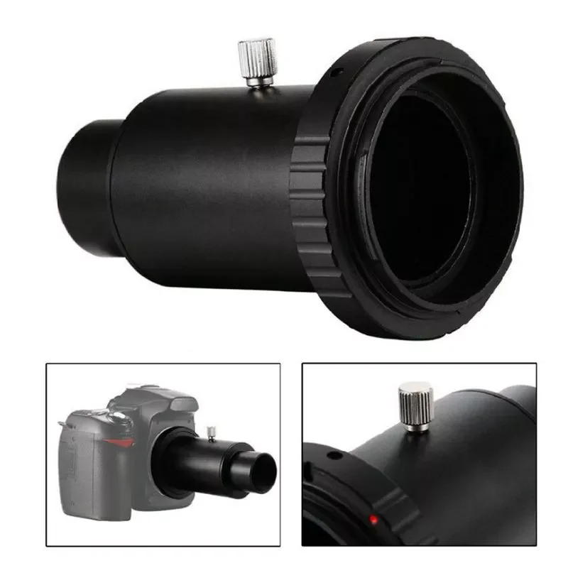 Aluminum T2 Adapter Telescope Extension Tube 1.25 inch Telescope Mount Adapter Thread T-Ring for Canon EOS /Nikon DSLR Camera
Aluminum T2 Adapter Telescope Extension Tube 1.25 inch Telescope Mount Adapter Thread T-Ring for Canon EOS /Nikon DSLR Camera